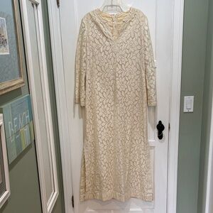 Vintage Andrade of Honolulu Lace maxi dress vintage size 16